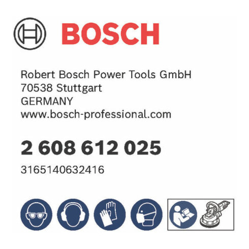 Bosch Disco per schiuma 170mm