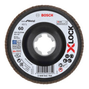 Bosch Disco lamellare X-LOCK X571 Best for Metal Ø115mm, grana 60