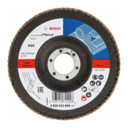 Bosch Disco lamellare X431 Standard for Metal, angolato