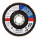 Bosch Disco lamellare X431 Standard for Metal, in fibre di vetro, dritto-1