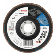 Bosch Disco lamellare X551 Expert for Metal, angolare, fibre di vetro-1