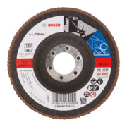 Bosch Disco lamellare X571 Best for Metal, angolato, 115mm, 120, fibre di vetro