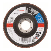 Bosch Disco lamellare X571 Best for Metal, angolato, 115x22,23mm, 40, vetro