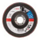 Bosch Disco lamellare X571 Best for Metal, angolato, 125x22,23mm,120, vetro-1
