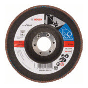Bosch Disco lamellare X571 Best for Metal, angolato, 125x22,23mm,120, vetro-1