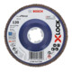Bosch Disco lamellare X571 Best for Metal, dritto, 115mm, K 120, plastica-1