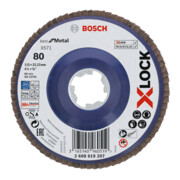 Bosch Disco lamellare X-LOCK X571 Best for Metal, dritto