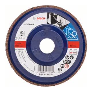 Bosch Disco lamellare X571 Best for Metal, dritto, plastica