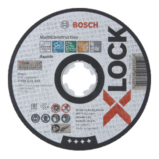 Bosch Disco da taglio X-LOCK Multi Material ACS 60 V BF