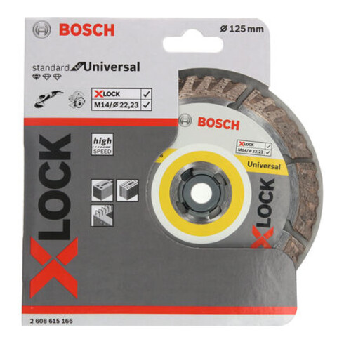 Bosch Disco per troncatura X-LOCK Standard for Universal 125 x 22,23 x 2 x 10 mm