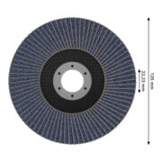 Bosch Disque abrasif à lamelles 125 mm, T27, K120-4