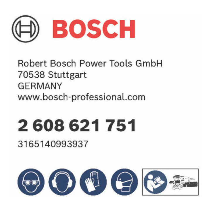 Bosch Disque abrasif C450 Standard usage général, G100, 125 mm