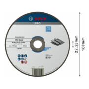 Bosch Disque de coupe droit Expert pour Métal A 30 S BF 180 mm 3,0 mm 3,0 mm-2