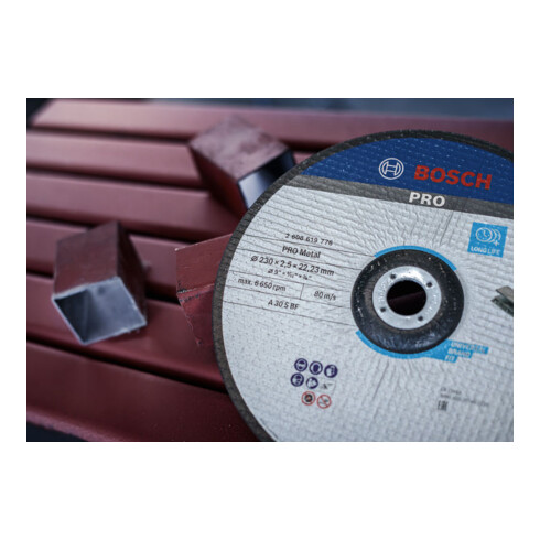 Bosch Disque de coupe droit Expert pour Métal A 30 S BF 180 mm 3,0 mm 3,0 mm