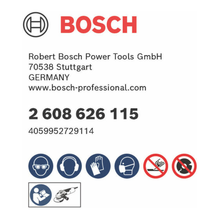 Bosch Disque de coupe métal Standard, 115 x 1 x 100, 100 pcs.