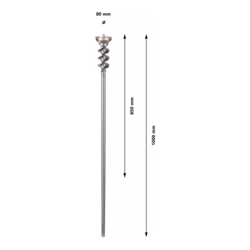 Bosch doorbraakboor SDS max-9 80 x 850 x 1000 mm