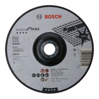 Bosch doorslijpschijf Expert for Inox, gekarteld