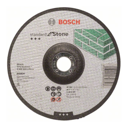 Bosch doorslijpschijf gekarteld Standard for Stone C 30 S BF