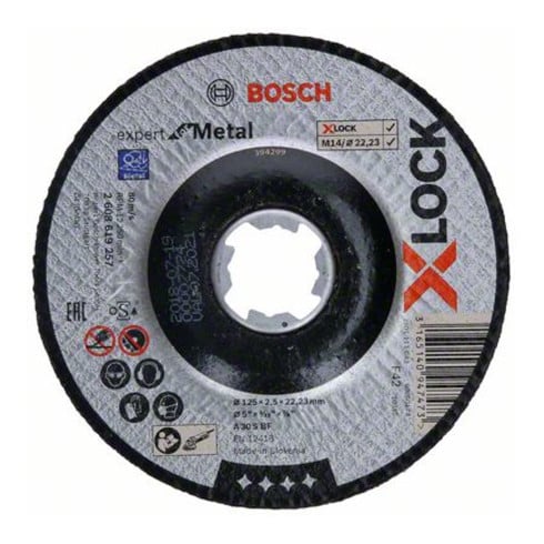 Bosch X-LOCK doorslijpschijf Expert for Metal A 30 S BF