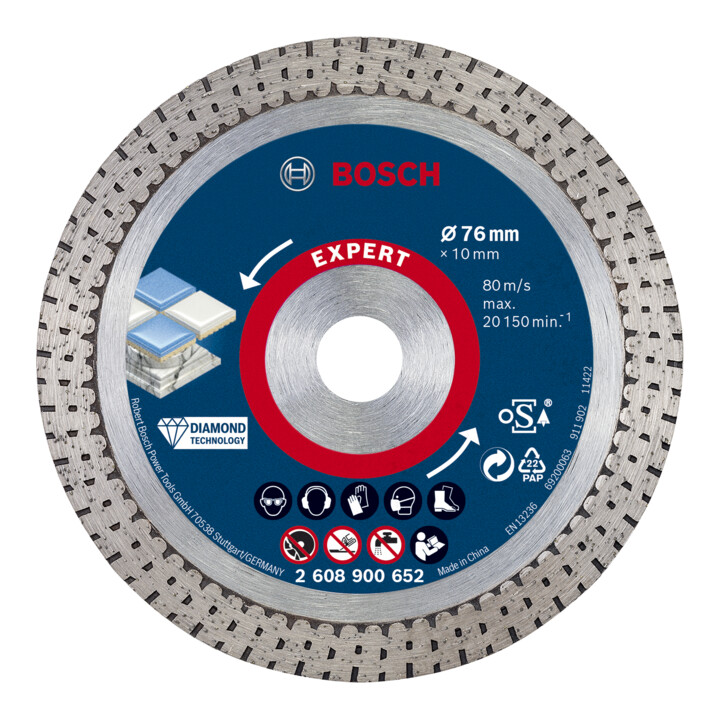 Bosch doorslijpschijfset 76mm 9st + Mini L-BOXX