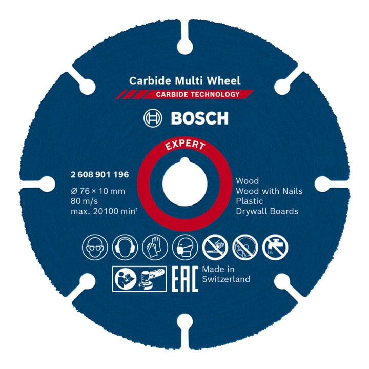 Bosch doorslijpschijfset 76mm 9st + Mini L-BOXX