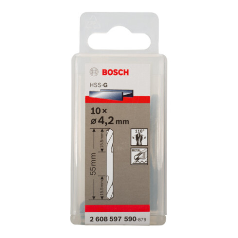 Bosch Doppelendbohrer HSS-G 4,2 x 14 x 55 mm