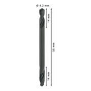 Bosch Doppelendbohrer HSS-G 4,2 x 14 x 55 mm-5