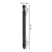 Bosch Doppelendbohrer HSS-G 5,1 x 17 x 62 mm-5
