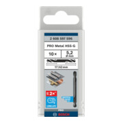 Bosch Doppelendbohrer HSS-G 5,2 x 17 x 62 mm-4