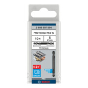 Bosch Doppelendbohrer HSS-G 5 x 17 x 62 mm-4