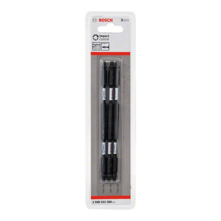 Bosch Doppelklingen Schrauberbit-Set Impact Control 3-teilig T20 150 mm