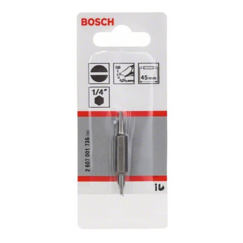 Bosch Doppelklingenbit S0 6 x 4,0 S0 6 x 4,0 45 mm