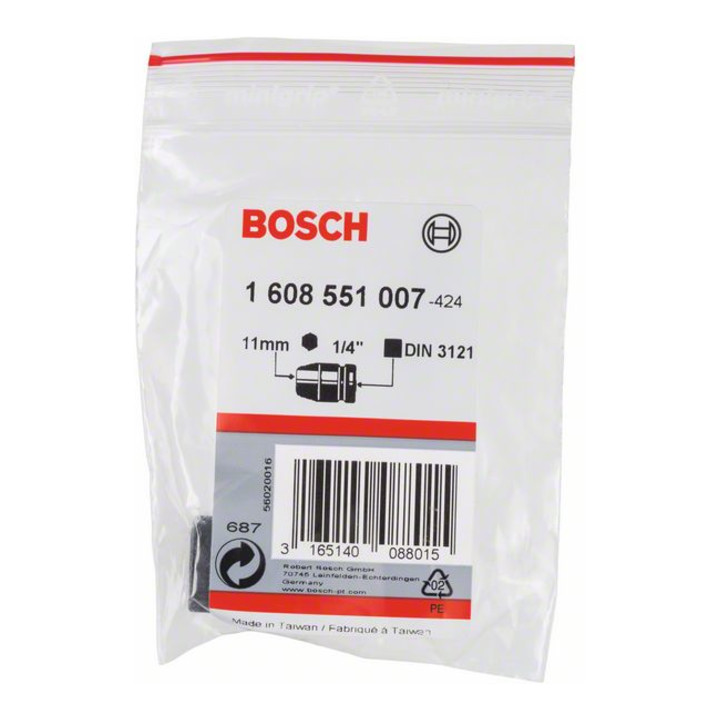 Bosch dopsleutel SW 11 mm L 25 mm 13 mm M7 16,5 mm