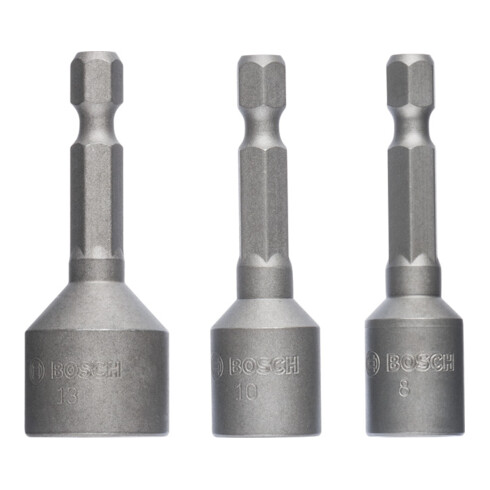 Bosch dopsleutelset 3-delig 50 mm 8, 10 13 mm