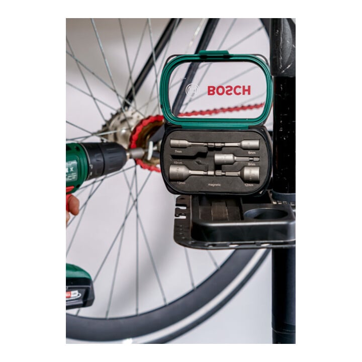 Bosch dopsleutelset, 6 stuks