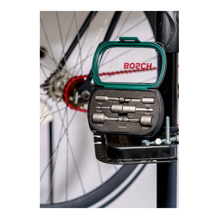 Bosch dopsleutelset, 6 stuks
