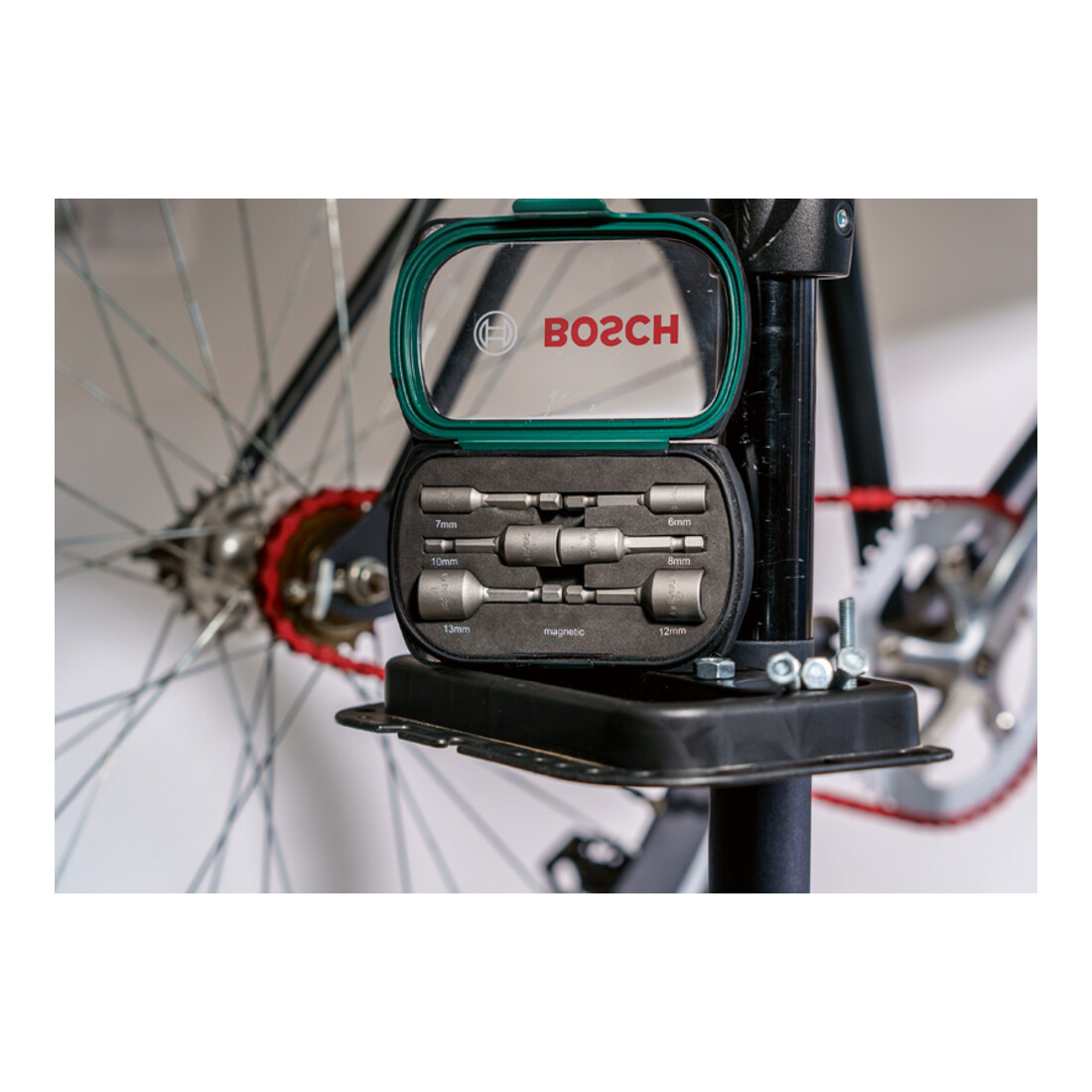 Bosch dopsleutelset, 6 stuks