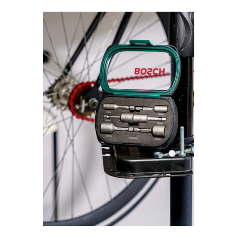 Bosch dopsleutelset, 6 stuks