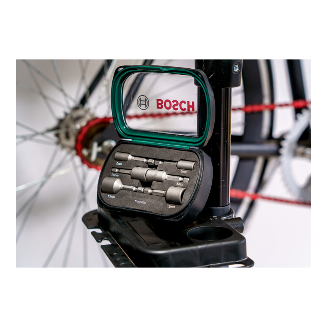 Bosch dopsleutelset, 6 stuks