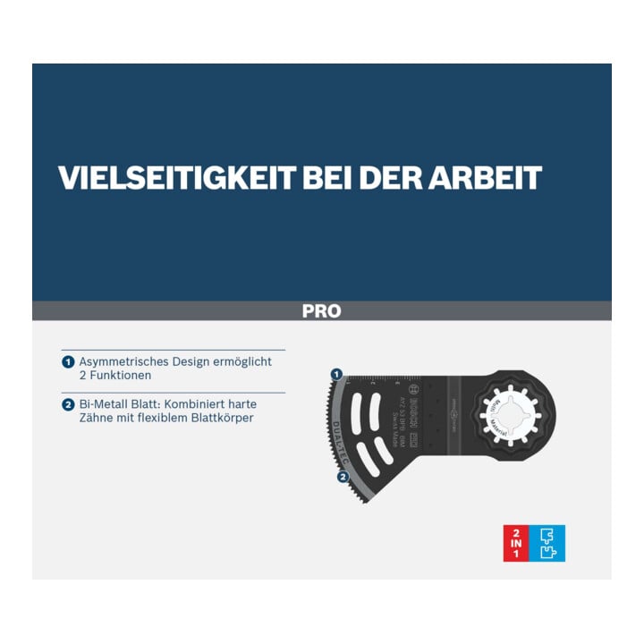 Bosch Dual-Tec Blatt PRO AYZ 53 BPB 53 x 40 mm 10-tlg.