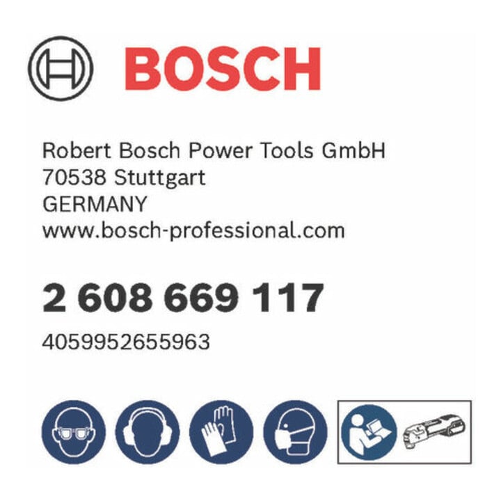 Bosch Dual-Tec Blatt PRO AYZ 53 BPB 53 x 40 mm 25-teilig