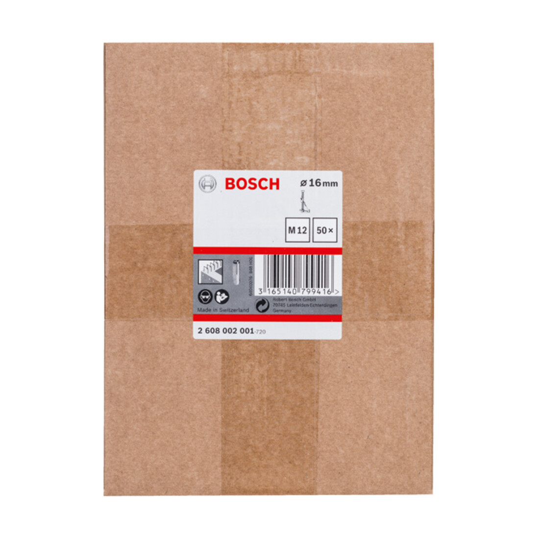 Bosch Dübel 16 mm 50 mm