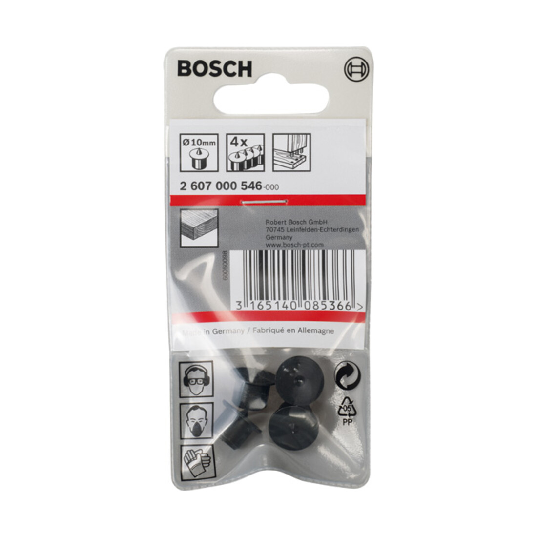 Bosch Dübelsetzer-Set 4-teilig 10 mm