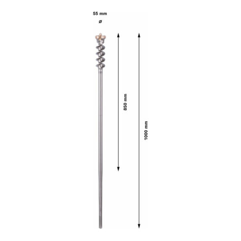 Bosch Durchbruchbohrer SDS max-9 Break Through 55 x 850 x 1000 mm