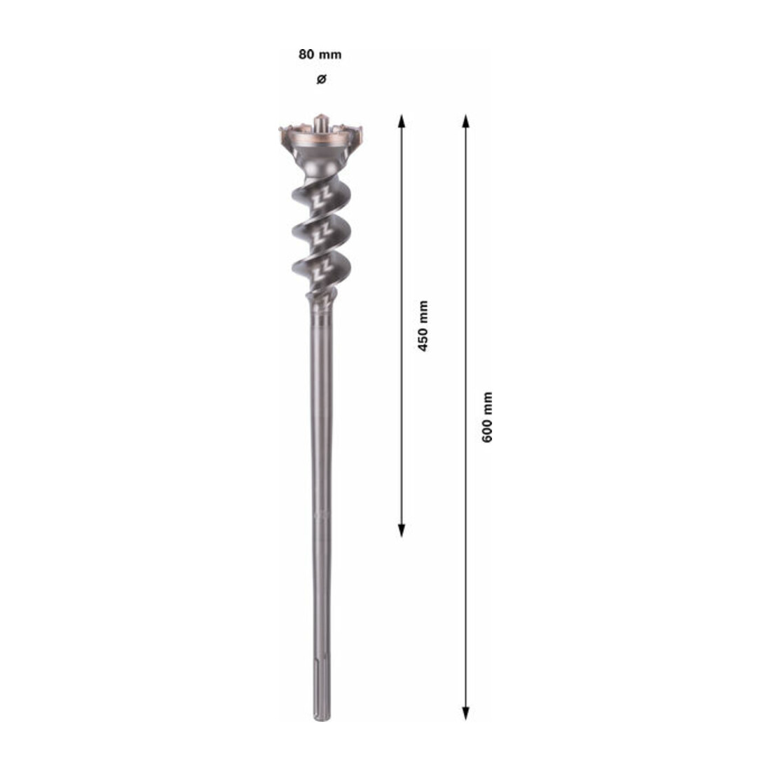 Bosch Durchbruchbohrer SDS max-9 Break Through 80 x 450 x 600 mm