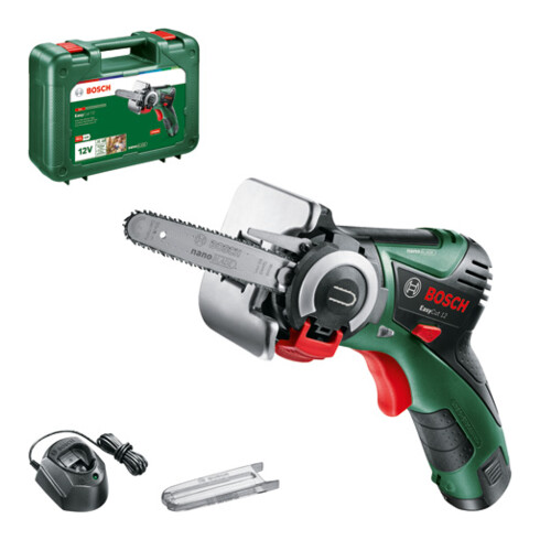 Bosch EasyCut 12 accuzaag met NanoBlade-technologie, met 1 x PBA 12V 2,5 Ah accu