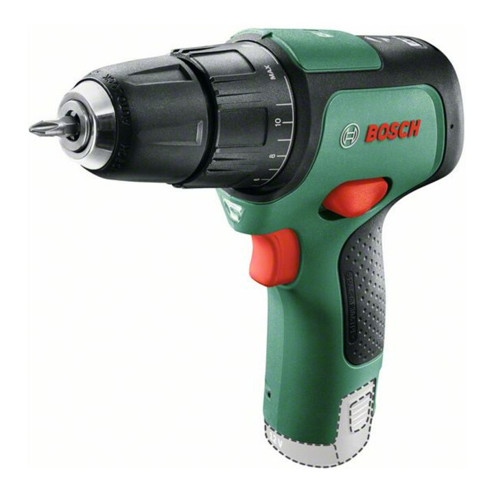 Bosch EasyImpact 12 accu-slagboormachine met twee snelheden: 2x accu-pack (2.0 Ah), oplader