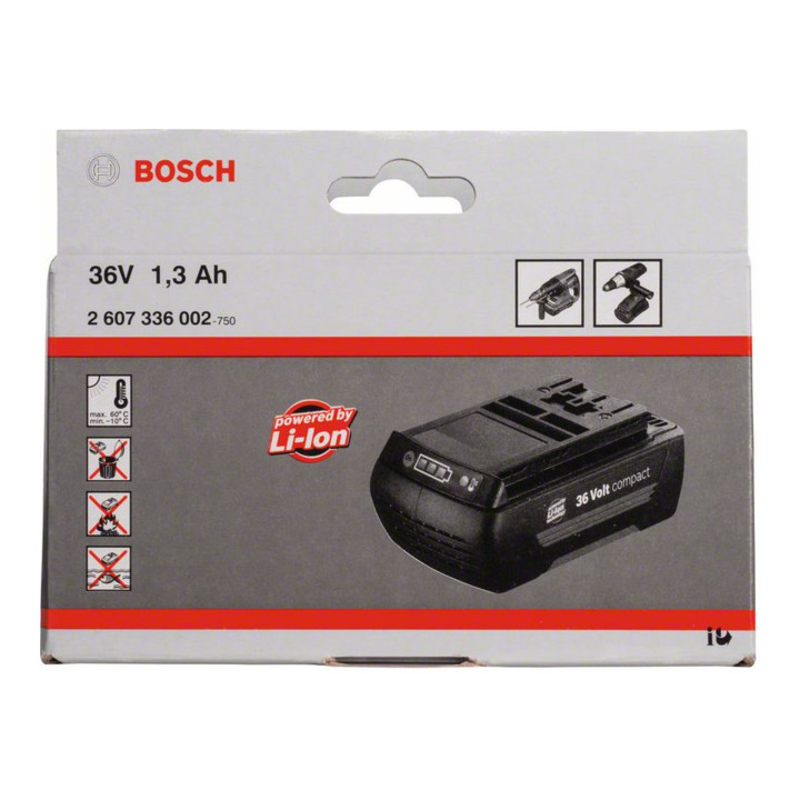 Bosch Einschubakkupack 36V-Light Duty (LD) 1,3 Ah Li-Ion GBA H-A