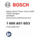 Bosch Einschubakkupack GBA 36 Volt 6,0 Ah AC-4