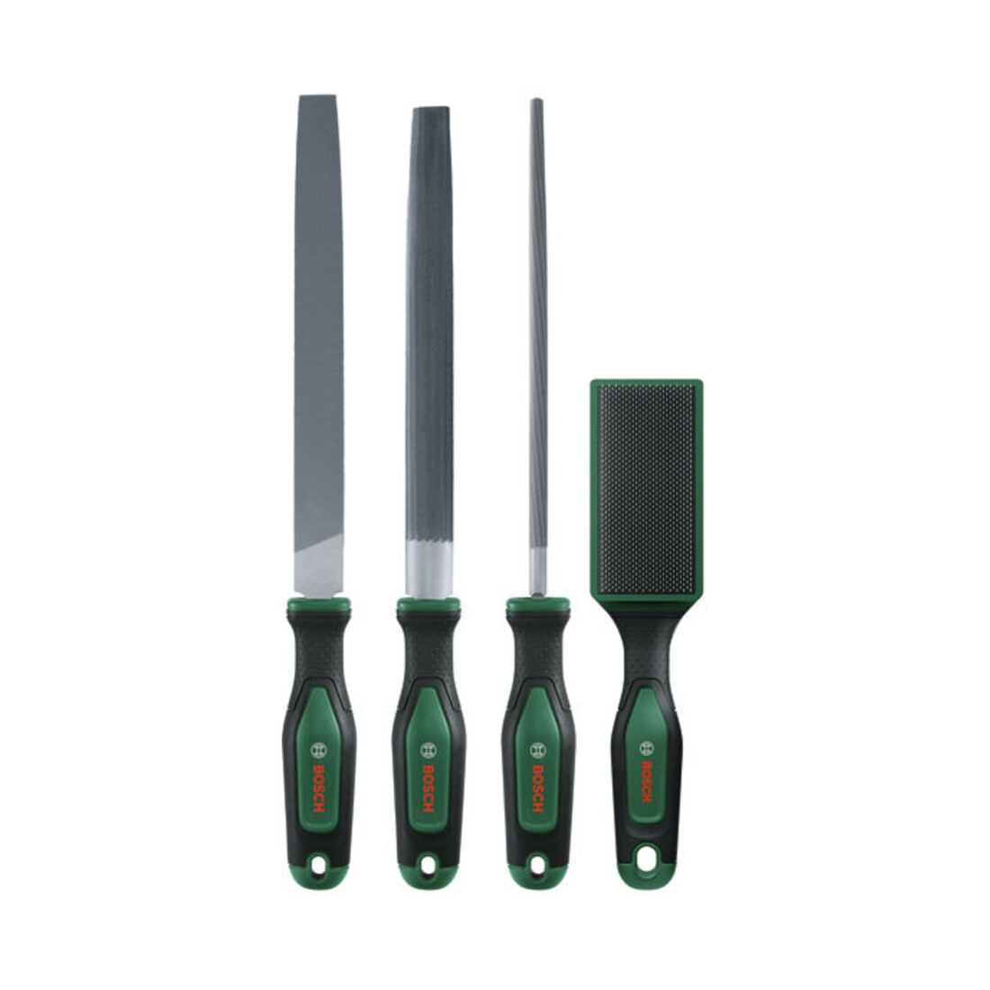 Bosch Ensemble de limes 200 mm / 8" avec brosse, 4 pièces